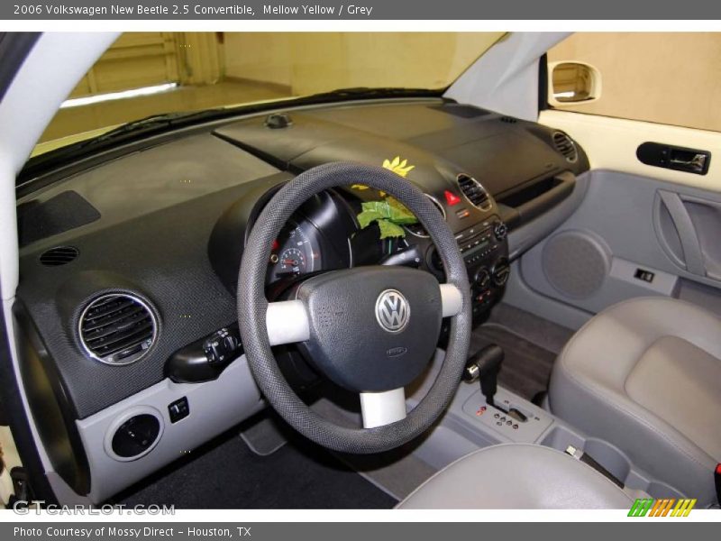 Mellow Yellow / Grey 2006 Volkswagen New Beetle 2.5 Convertible