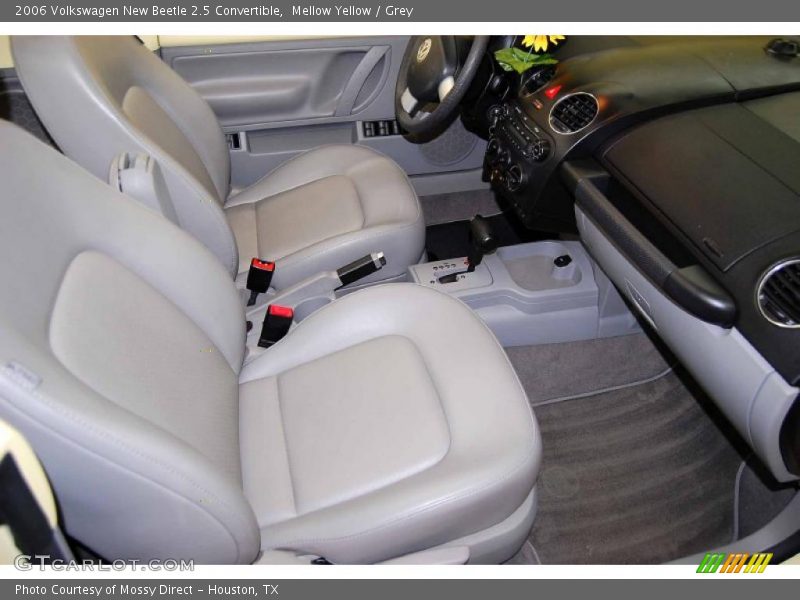 Mellow Yellow / Grey 2006 Volkswagen New Beetle 2.5 Convertible
