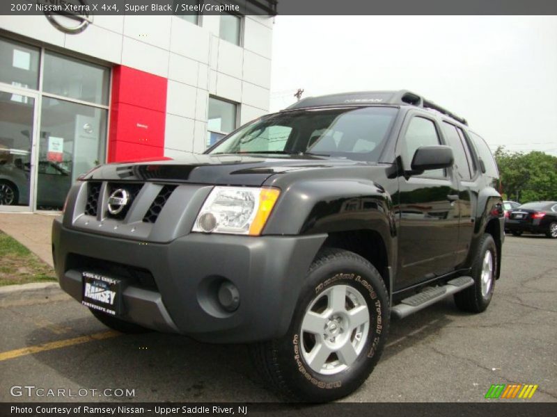 Super Black / Steel/Graphite 2007 Nissan Xterra X 4x4