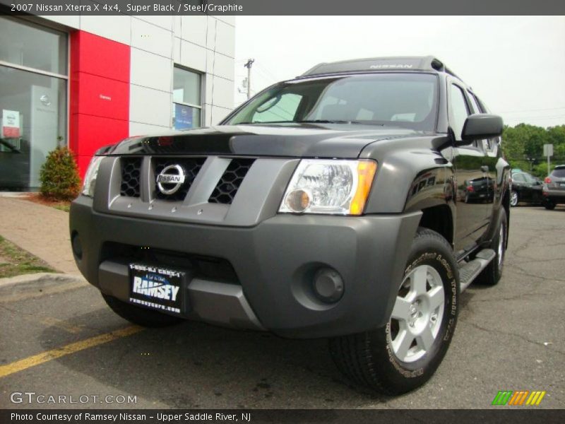 Super Black / Steel/Graphite 2007 Nissan Xterra X 4x4
