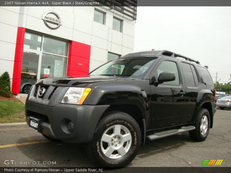 Super Black / Steel/Graphite 2007 Nissan Xterra X 4x4