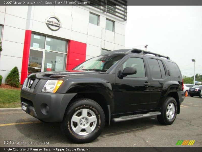 Super Black / Steel/Graphite 2007 Nissan Xterra X 4x4