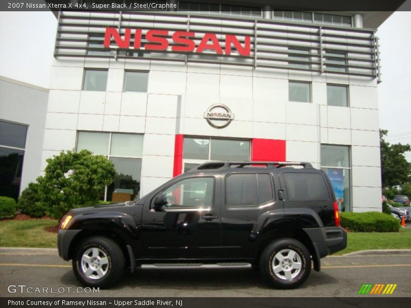Super Black / Steel/Graphite 2007 Nissan Xterra X 4x4