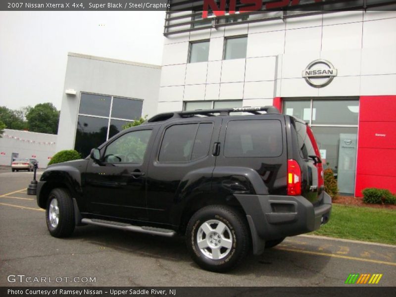 Super Black / Steel/Graphite 2007 Nissan Xterra X 4x4