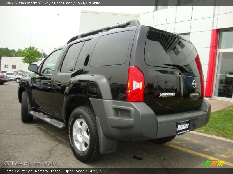 Super Black / Steel/Graphite 2007 Nissan Xterra X 4x4