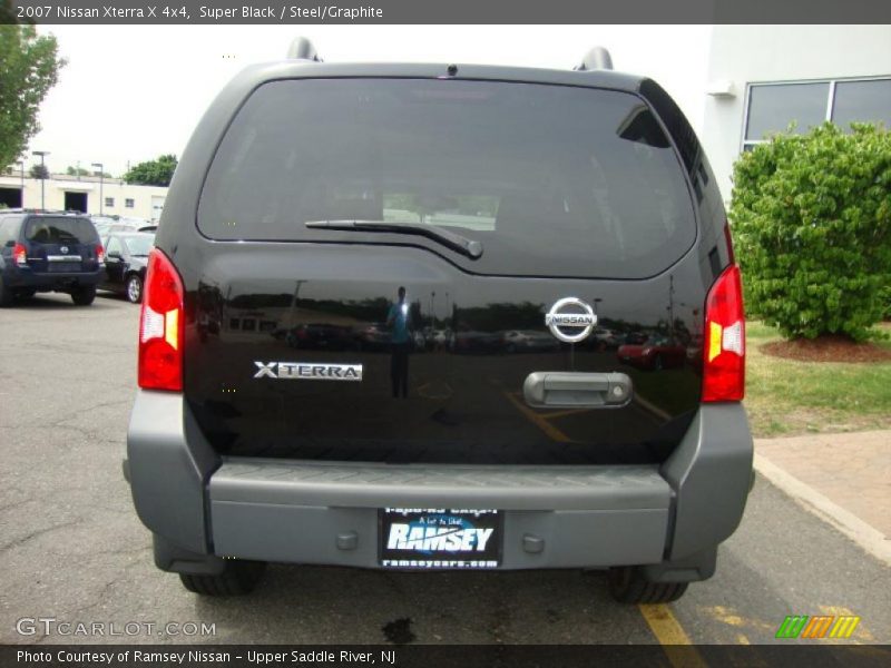 Super Black / Steel/Graphite 2007 Nissan Xterra X 4x4