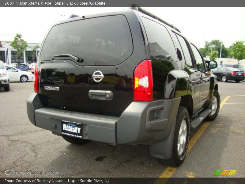 Super Black / Steel/Graphite 2007 Nissan Xterra X 4x4