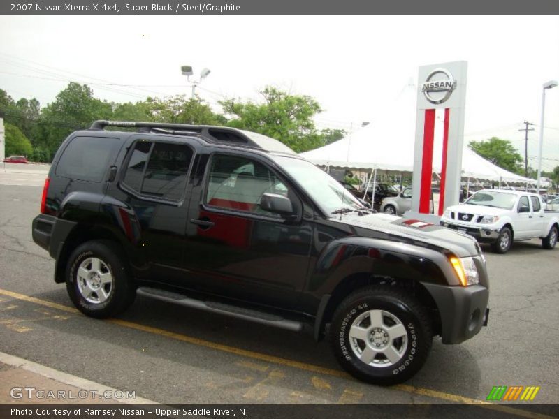 Super Black / Steel/Graphite 2007 Nissan Xterra X 4x4