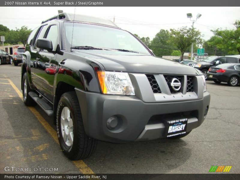 Super Black / Steel/Graphite 2007 Nissan Xterra X 4x4