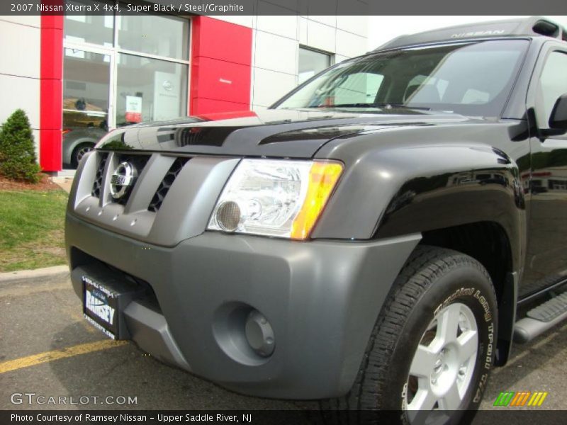 Super Black / Steel/Graphite 2007 Nissan Xterra X 4x4