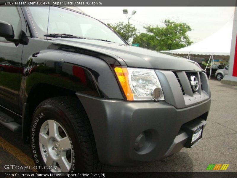 Super Black / Steel/Graphite 2007 Nissan Xterra X 4x4
