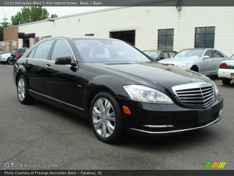 Black / Black 2010 Mercedes-Benz S 400 Hybrid Sedan