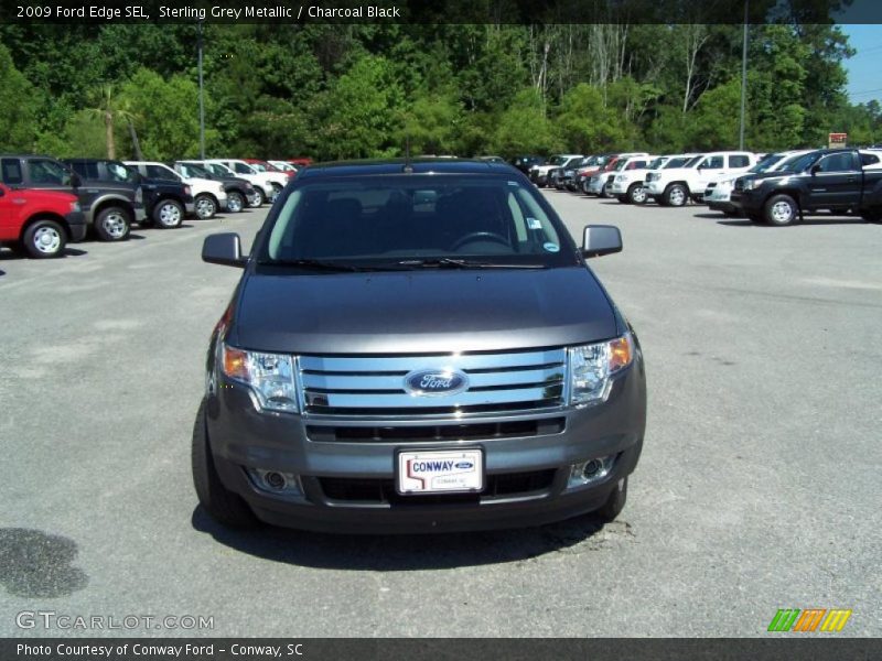 Sterling Grey Metallic / Charcoal Black 2009 Ford Edge SEL