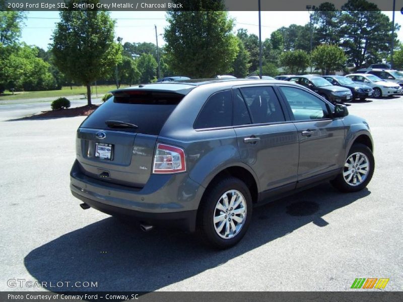 Sterling Grey Metallic / Charcoal Black 2009 Ford Edge SEL