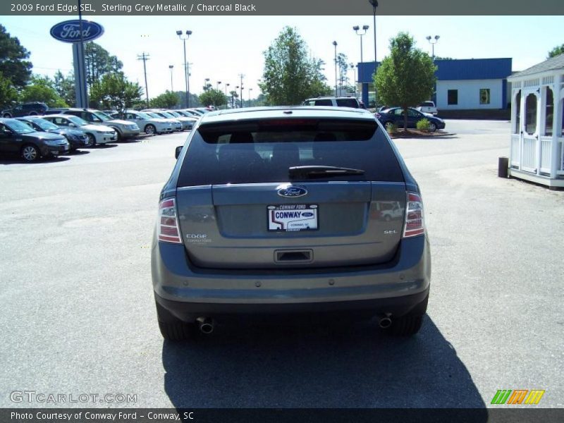 Sterling Grey Metallic / Charcoal Black 2009 Ford Edge SEL