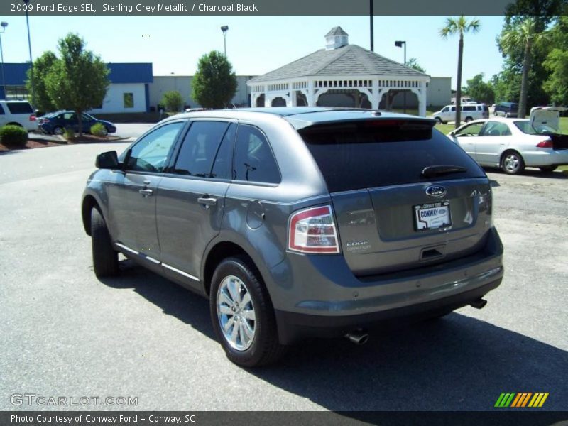 Sterling Grey Metallic / Charcoal Black 2009 Ford Edge SEL