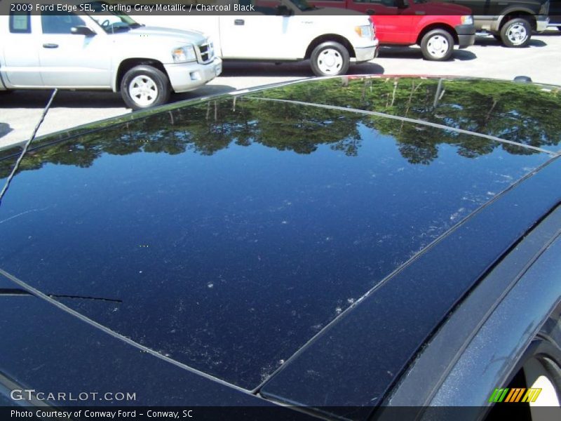 Sterling Grey Metallic / Charcoal Black 2009 Ford Edge SEL