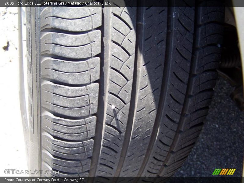 Sterling Grey Metallic / Charcoal Black 2009 Ford Edge SEL