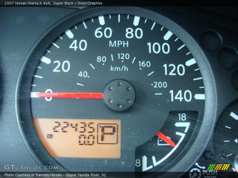 Super Black / Steel/Graphite 2007 Nissan Xterra X 4x4