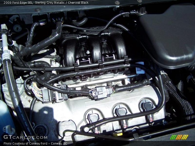 Sterling Grey Metallic / Charcoal Black 2009 Ford Edge SEL