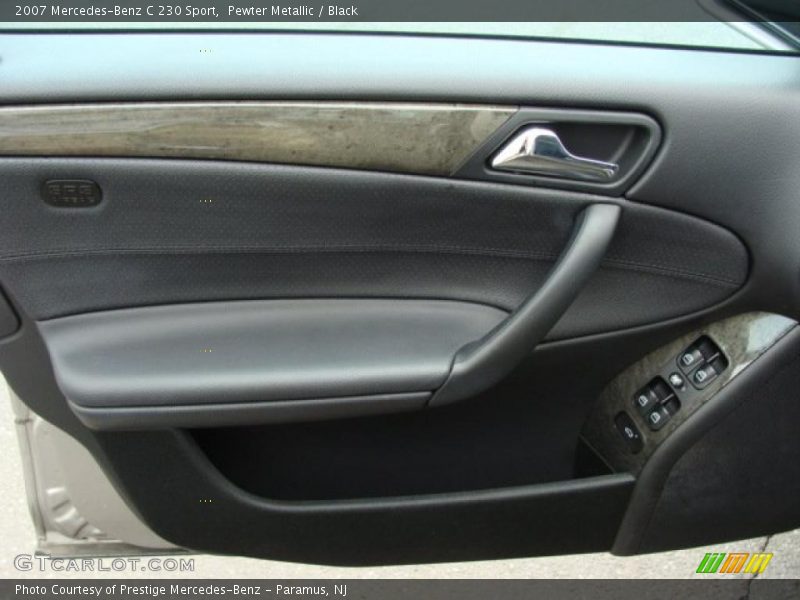 Pewter Metallic / Black 2007 Mercedes-Benz C 230 Sport