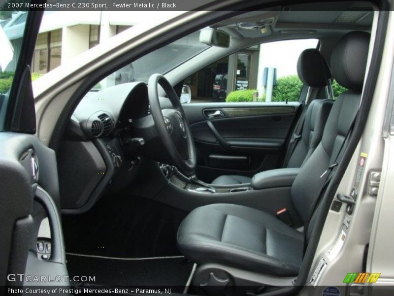 Pewter Metallic / Black 2007 Mercedes-Benz C 230 Sport