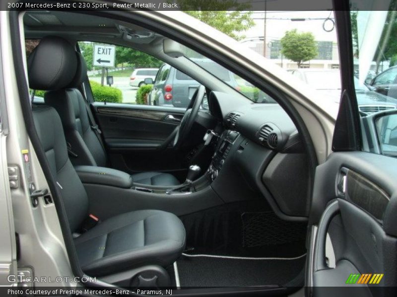 Pewter Metallic / Black 2007 Mercedes-Benz C 230 Sport