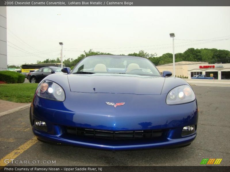 LeMans Blue Metallic / Cashmere Beige 2006 Chevrolet Corvette Convertible