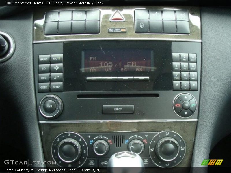 Pewter Metallic / Black 2007 Mercedes-Benz C 230 Sport