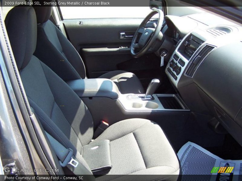 Sterling Grey Metallic / Charcoal Black 2009 Ford Edge SEL