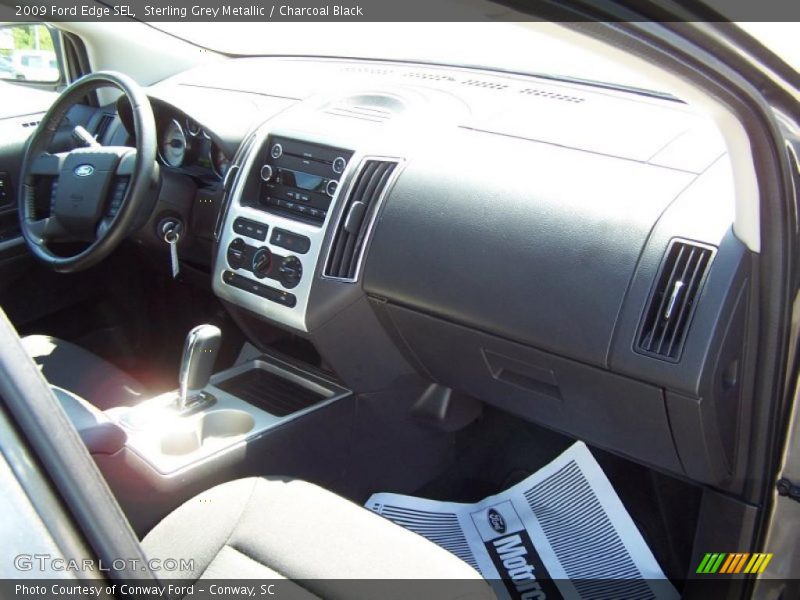 Sterling Grey Metallic / Charcoal Black 2009 Ford Edge SEL
