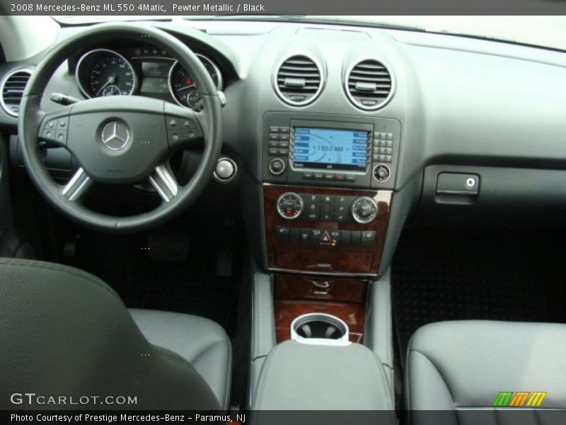Pewter Metallic / Black 2008 Mercedes-Benz ML 550 4Matic