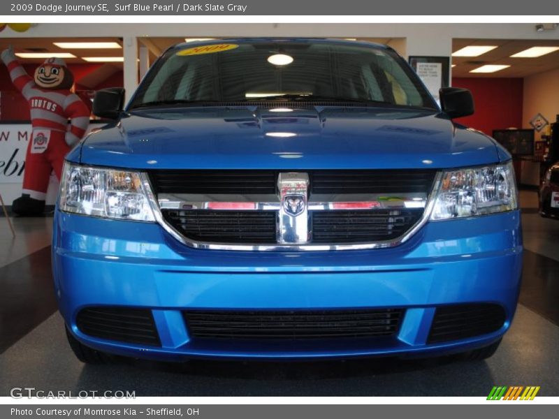 Surf Blue Pearl / Dark Slate Gray 2009 Dodge Journey SE