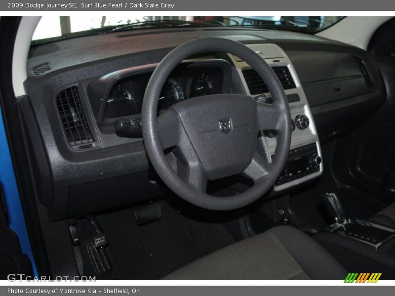 Surf Blue Pearl / Dark Slate Gray 2009 Dodge Journey SE