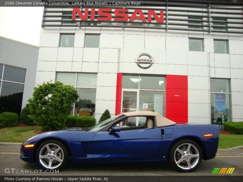 LeMans Blue Metallic / Cashmere Beige 2006 Chevrolet Corvette Convertible