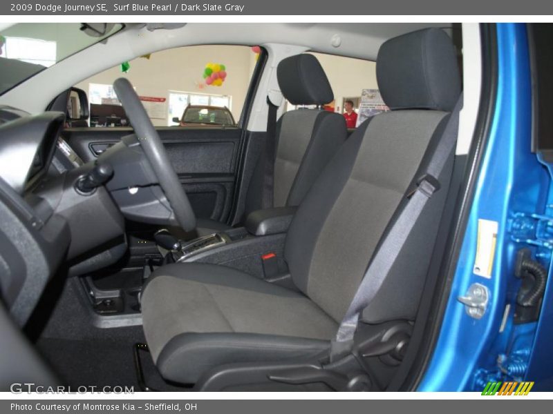 Surf Blue Pearl / Dark Slate Gray 2009 Dodge Journey SE