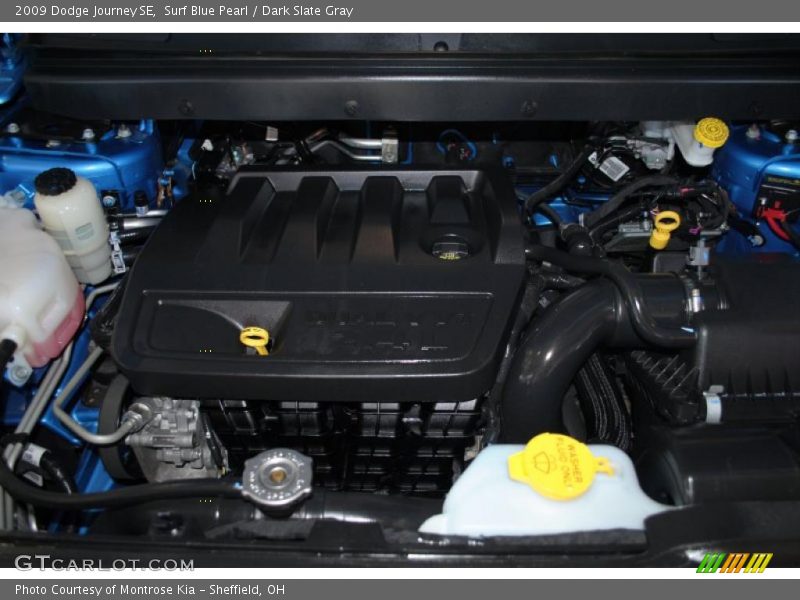 Surf Blue Pearl / Dark Slate Gray 2009 Dodge Journey SE