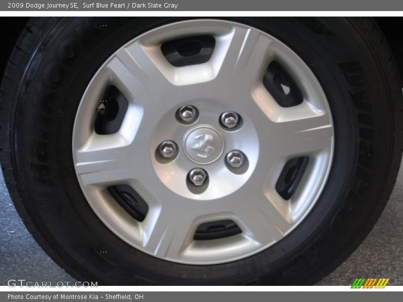 Surf Blue Pearl / Dark Slate Gray 2009 Dodge Journey SE