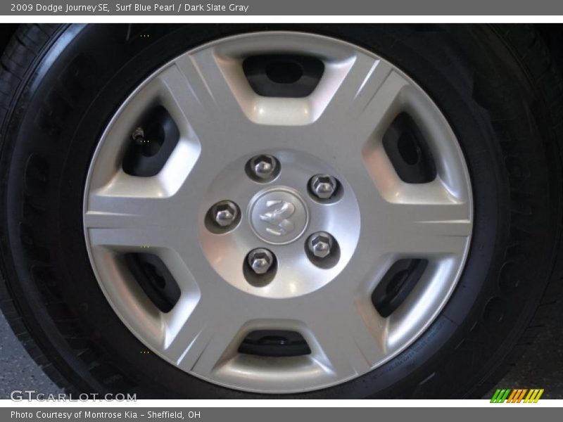 Surf Blue Pearl / Dark Slate Gray 2009 Dodge Journey SE