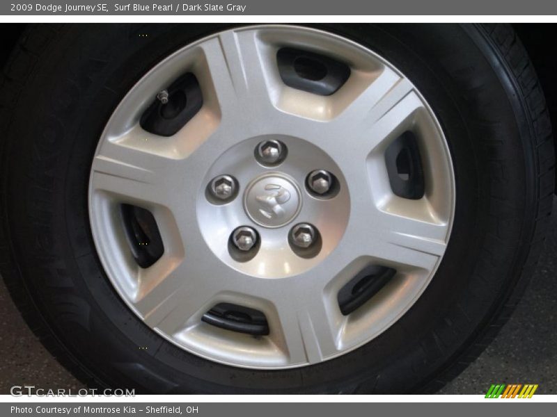 Surf Blue Pearl / Dark Slate Gray 2009 Dodge Journey SE