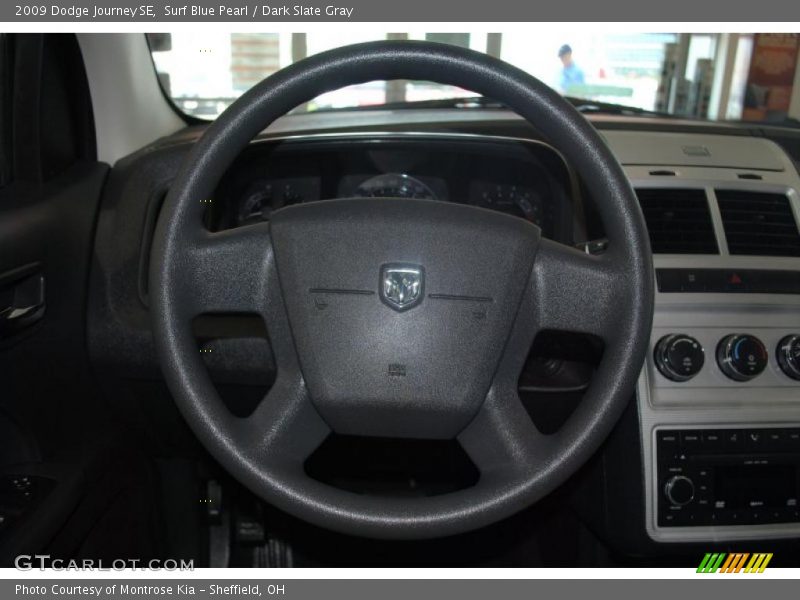 Surf Blue Pearl / Dark Slate Gray 2009 Dodge Journey SE