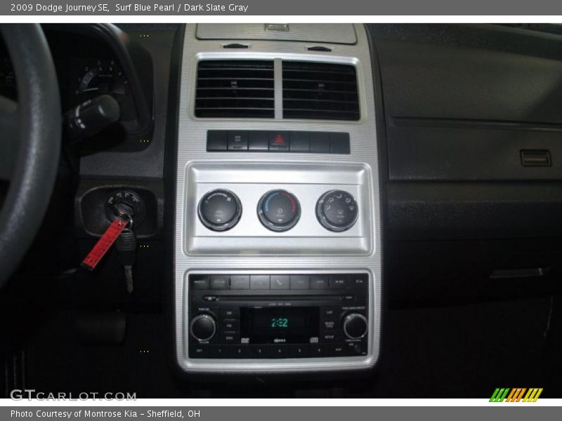Surf Blue Pearl / Dark Slate Gray 2009 Dodge Journey SE