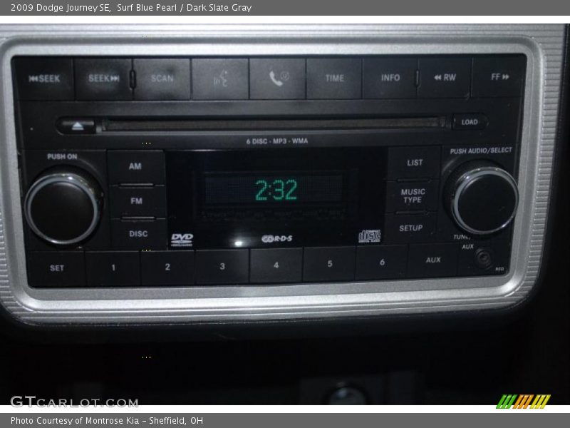 Surf Blue Pearl / Dark Slate Gray 2009 Dodge Journey SE