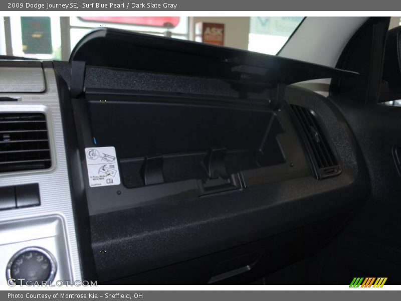 Surf Blue Pearl / Dark Slate Gray 2009 Dodge Journey SE