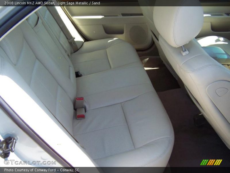 Light Sage Metallic / Sand 2008 Lincoln MKZ AWD Sedan