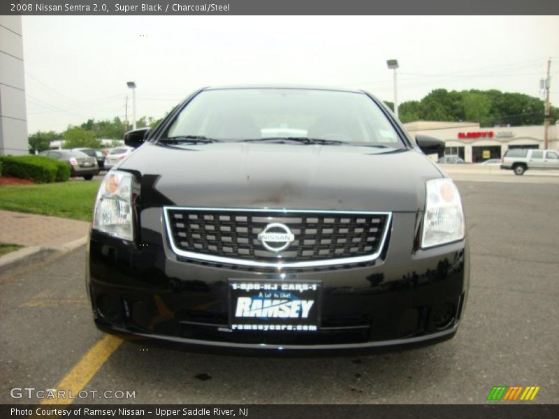 Super Black / Charcoal/Steel 2008 Nissan Sentra 2.0