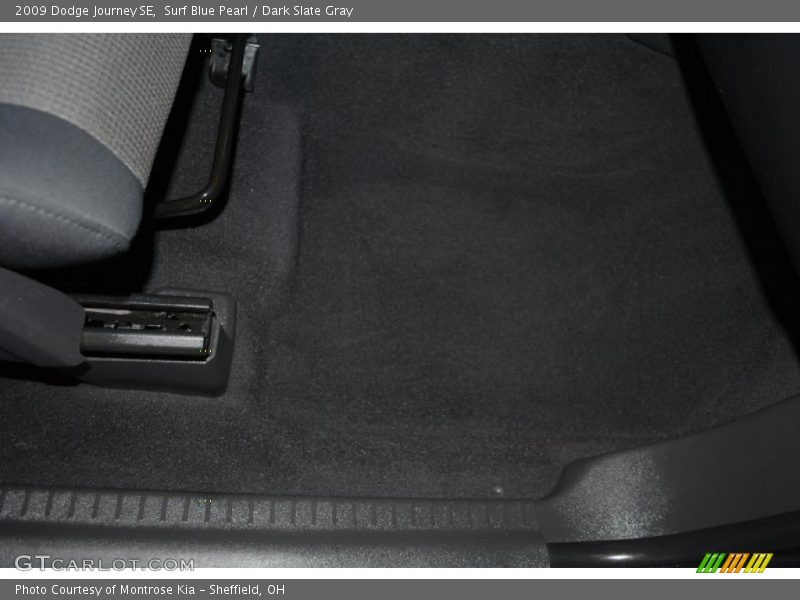 Surf Blue Pearl / Dark Slate Gray 2009 Dodge Journey SE