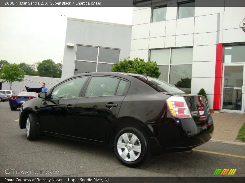 Super Black / Charcoal/Steel 2008 Nissan Sentra 2.0