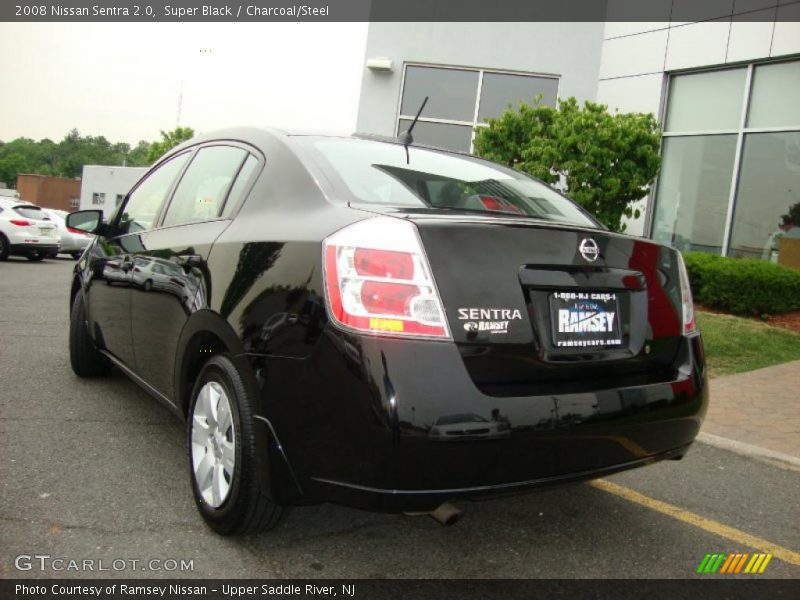 Super Black / Charcoal/Steel 2008 Nissan Sentra 2.0