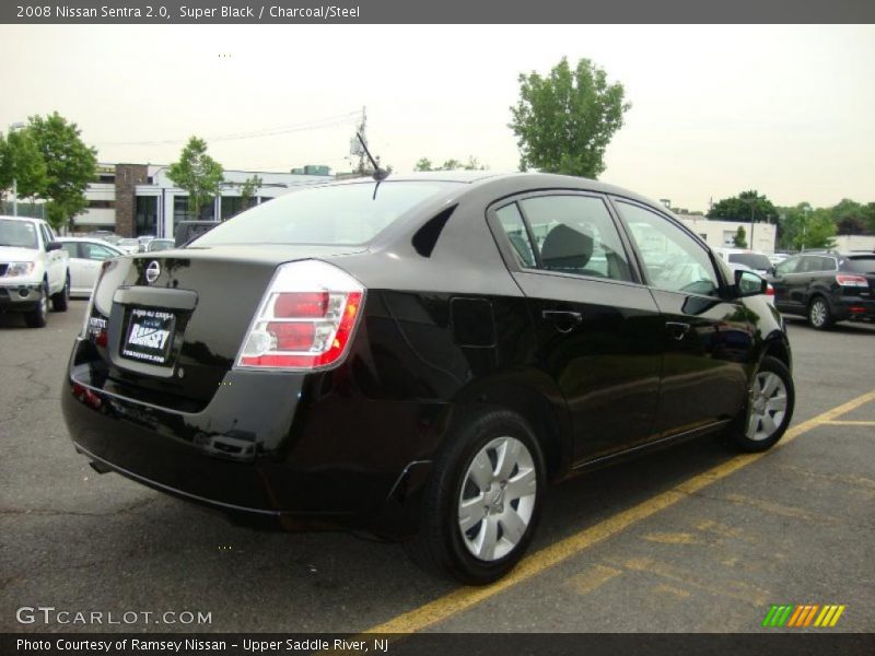 Super Black / Charcoal/Steel 2008 Nissan Sentra 2.0